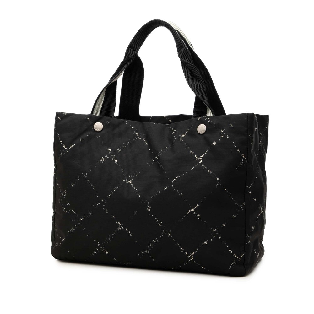 Pre-Loved Chanel Old Travel Line Nylon Tote View 2